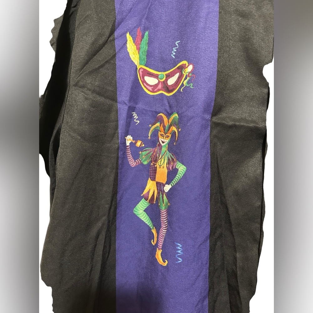 Festive Black and Purple Men's Shirt - Picture 9 of 16
